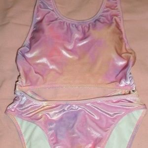 Victoria Secret Pink Cloud One Piece Cut Out Swim